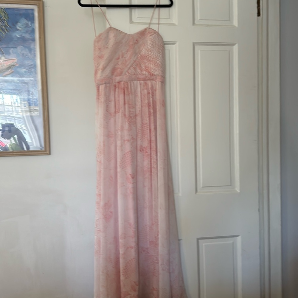Erin by Erin Featherson Pink Chiffon Gown